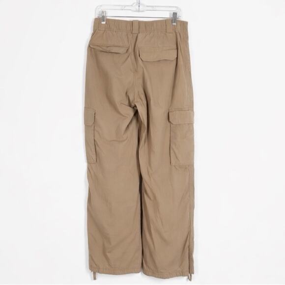 Abercrombie Slouchy Drawstring Cargo Pants Tan Size Small - Picture 3 of 4